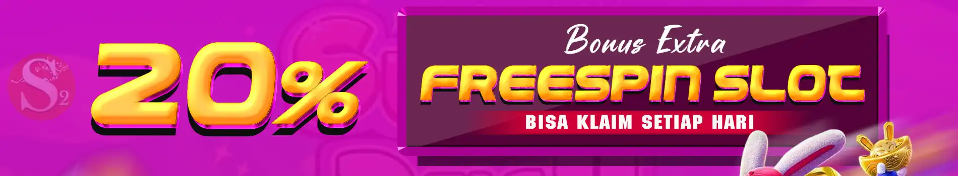 EVENT SLOT EXTRA BONUS FREESPIN 20%